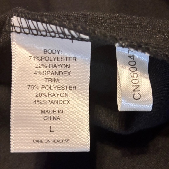 New York & Company Black and Tan Blouse - Picture 5 of 5